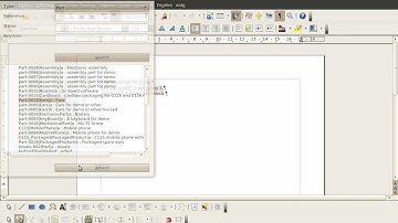 openPLM demo : OpenOffice interface