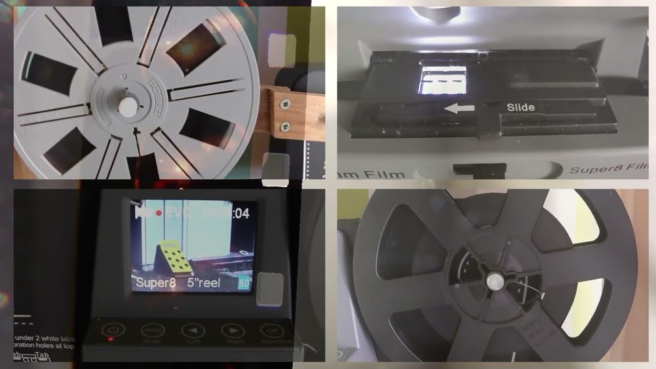 Scanner de pellicule pour films 8 mm et Super 8 - PEARL