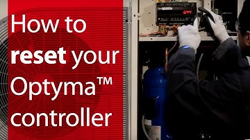 Reset the controller of your Optyma™ Plus or Plus INVERTER condensing unit in a few simple steps