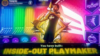 the MOST OVERPOWERED RARE BUILD in NBA 2K20 | BEST INSIDE-OUT PLAYMAKER BUILD | 58+ BADGE UPGRADES