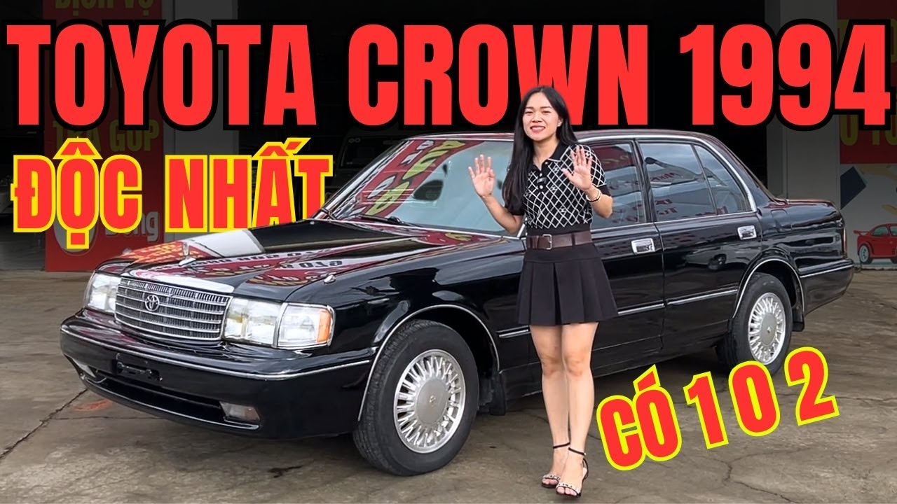 Toyota Crown 1994 Huyền thoại ... Mẫu xe độc nhất Việt Nam ! Có 102 l Ô Tô Quang Chung Lâm Đồng