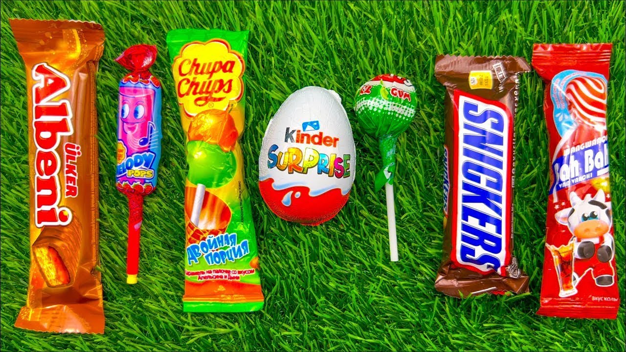 ASMR Most Popular Candys🍬🍭/ some lots of colorful rainbow lollipop candy / unpacking chocolate eat