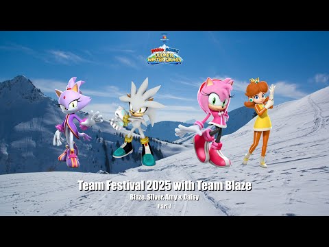 Mario & Sonic at the Olympic Winter Games Team Festival (Team Blaze) Part 7