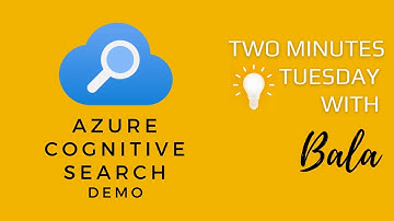 Azure Cognitive Search: Demo