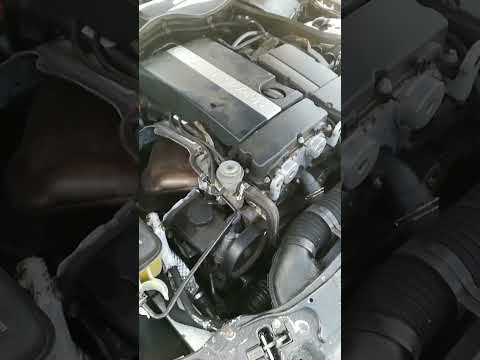 Mercedes w203 m271 engine slow knock noise, c180 2005