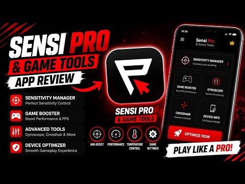 How to Use Sensi Pro & Game Tools App || Sensi Pro App || Sensi Pro & Game Tools App Review
