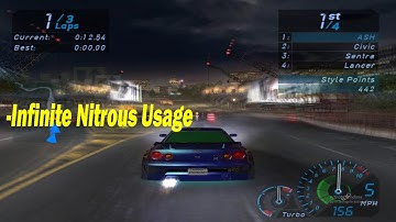 Cheat Code Need For Speed (Underground) (NTSC-U) (PCSX2) - Infinite Nitrous Usage