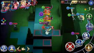 The Alchemist Code - Disgaea Collab Event Round 1 EX 1 using Zangetsu+3 chrono