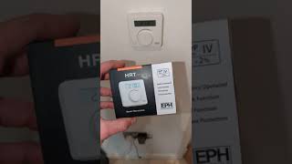 A quick demonstration of how easy the EPH HRT Room Thermostat is to use