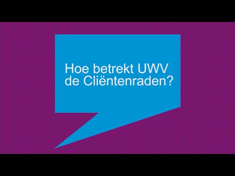 Hoe betrekt UWV de Cliëntenraden?