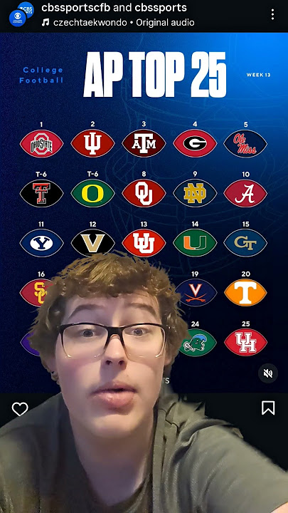 New college football ap Poll just dropped #nfl #americanfootball #collegefootball #ranking