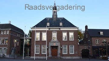 Raadsvergadering maandag 29 september 2025 20:00 uur. Vervolg van donderdag 25 september.