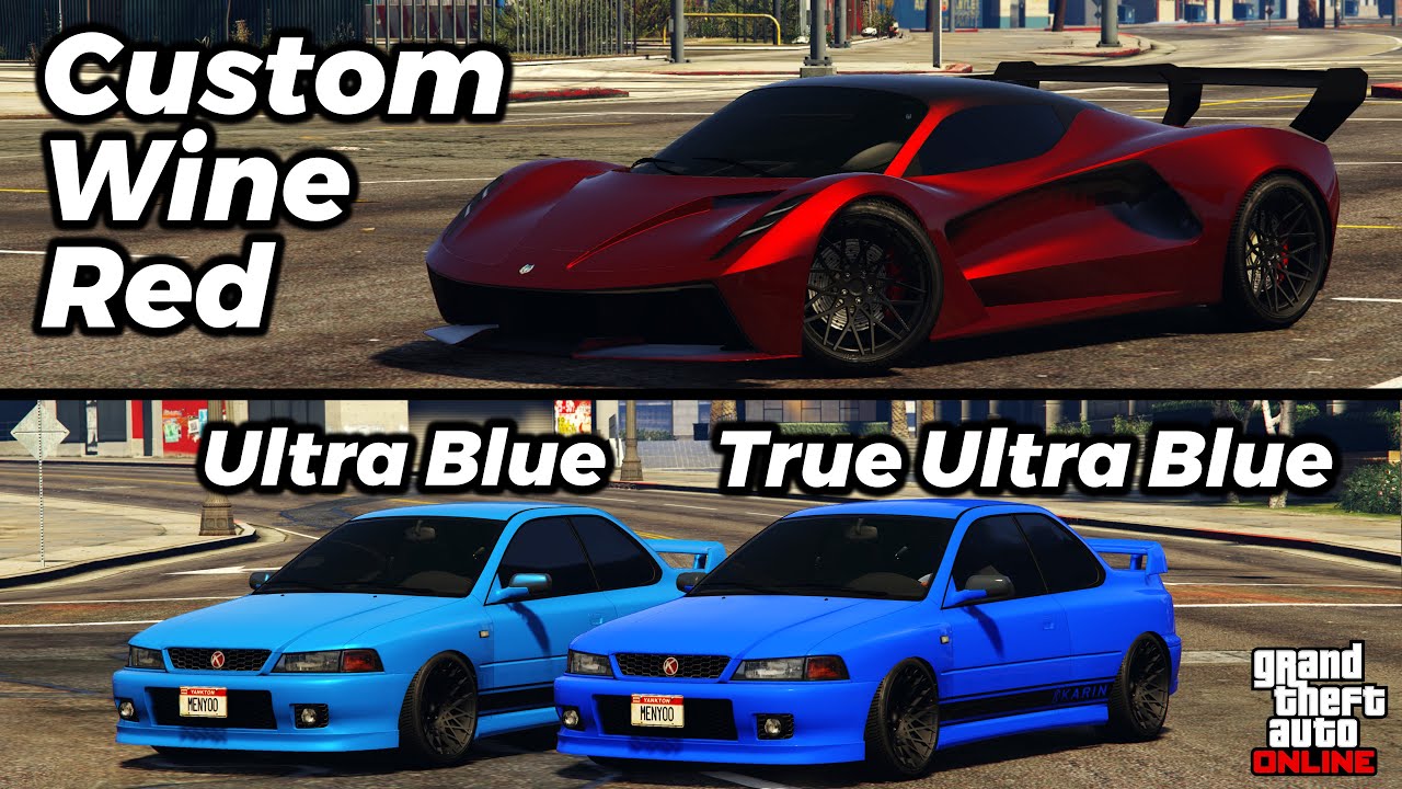 My Top 5 Favorite Custom Crew Colors in GTA Online YouTube