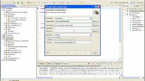 Criando Session Bean no Eclipse