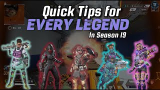 Tips for EVERY Legend in 8 mins - Apex Legends