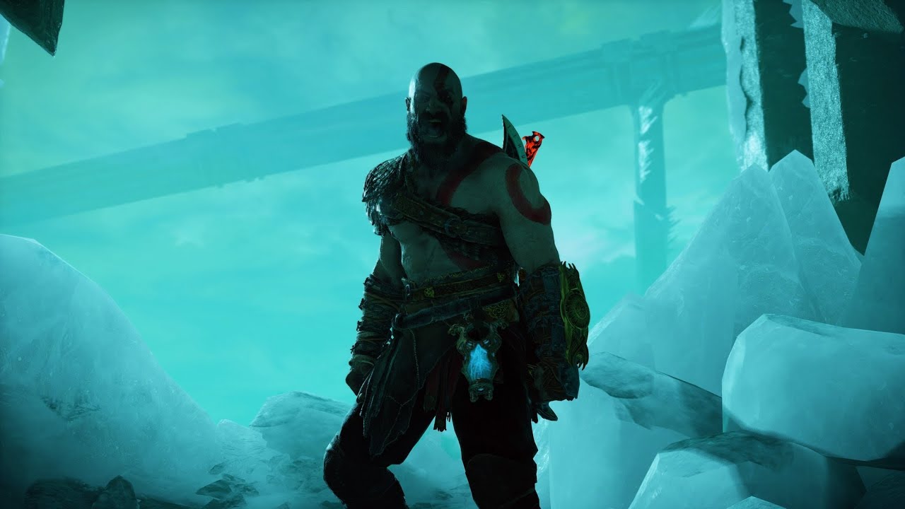 God of War PS5 - Level 1 Kratos vs Helheim Traveler - No Damage (GMGoW+ Difficulty) (4K)
