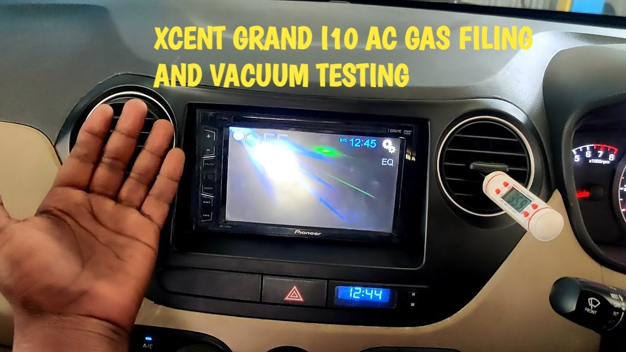 Hyundai grand i10 Xcent i20 CRETA all car ac gas filling how to fill