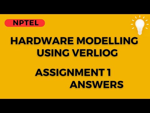 Assignment 1 Answers | Hardware modelling using verilog | NPTEL @HanumansView