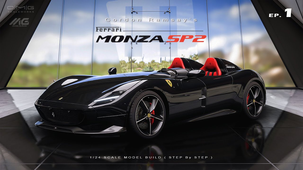 01 | Ferrari Monza SP2 | Alpha Model | 1/24 | Scale Model Building