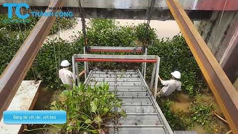 Băng tải vớt rác, vớt bèo - Thành Công