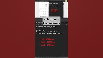 Mils to Millimetres convertions | PCB Design | Footprint in Allegro #orcad #footprints #pcbdesign