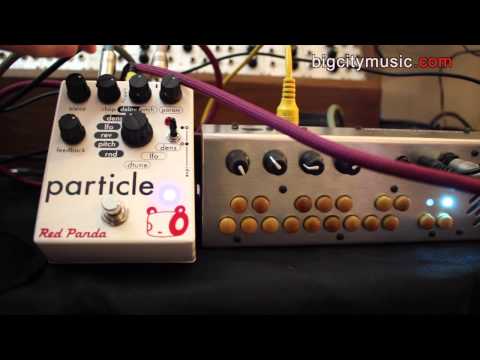 Red Panda Particle pedal w/ Critter & Guitari Pocket Piano