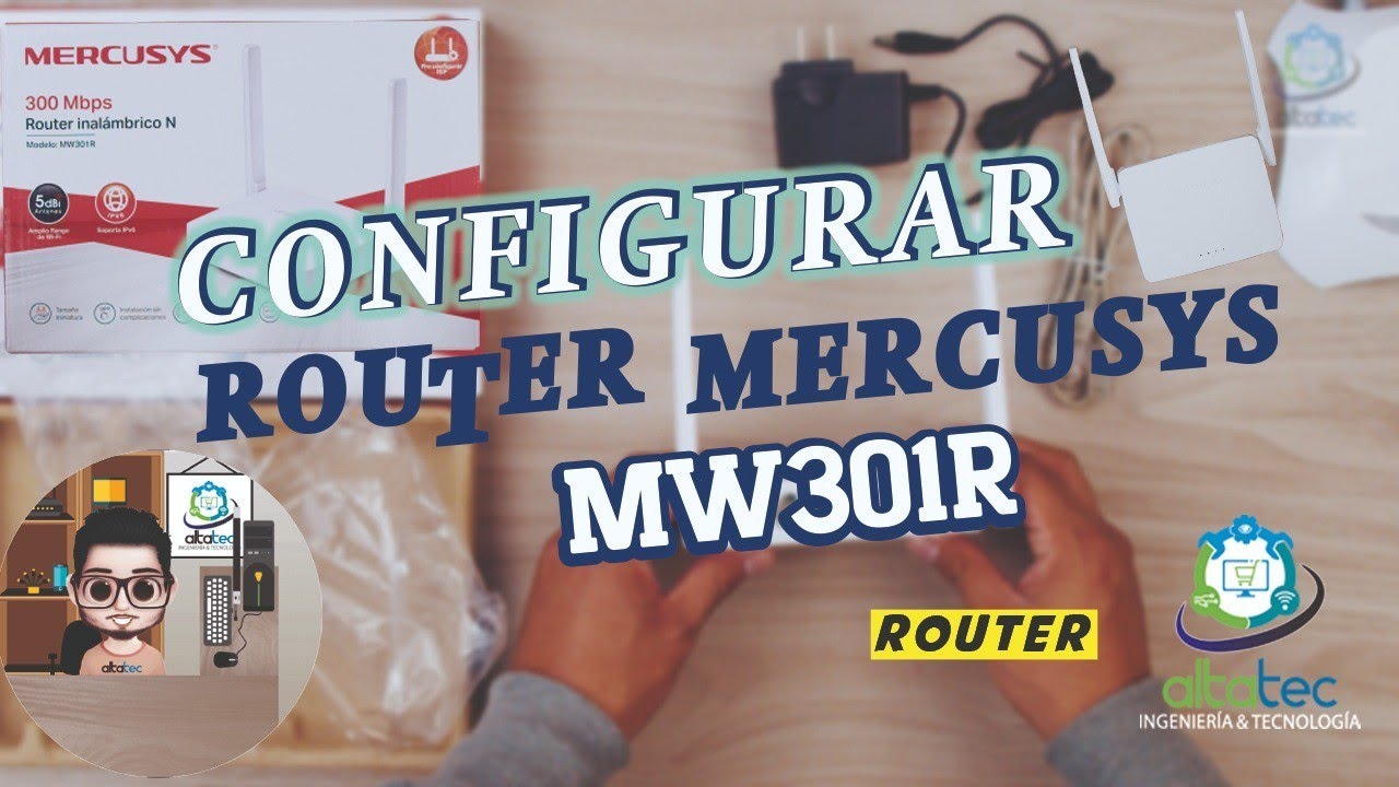 Como CONFIGURAR Router MERCUSYS MW301R en Modo ROUTER (Paso a Paso) -  YouTube