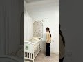 Soft Bunny Wall Border &amp; Arch Decals | Neutral Storybook Room Decor