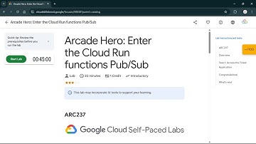 Arcade Hero: Enter the Cloud Function Pub/Sub | #qwiklabs | #ARC237