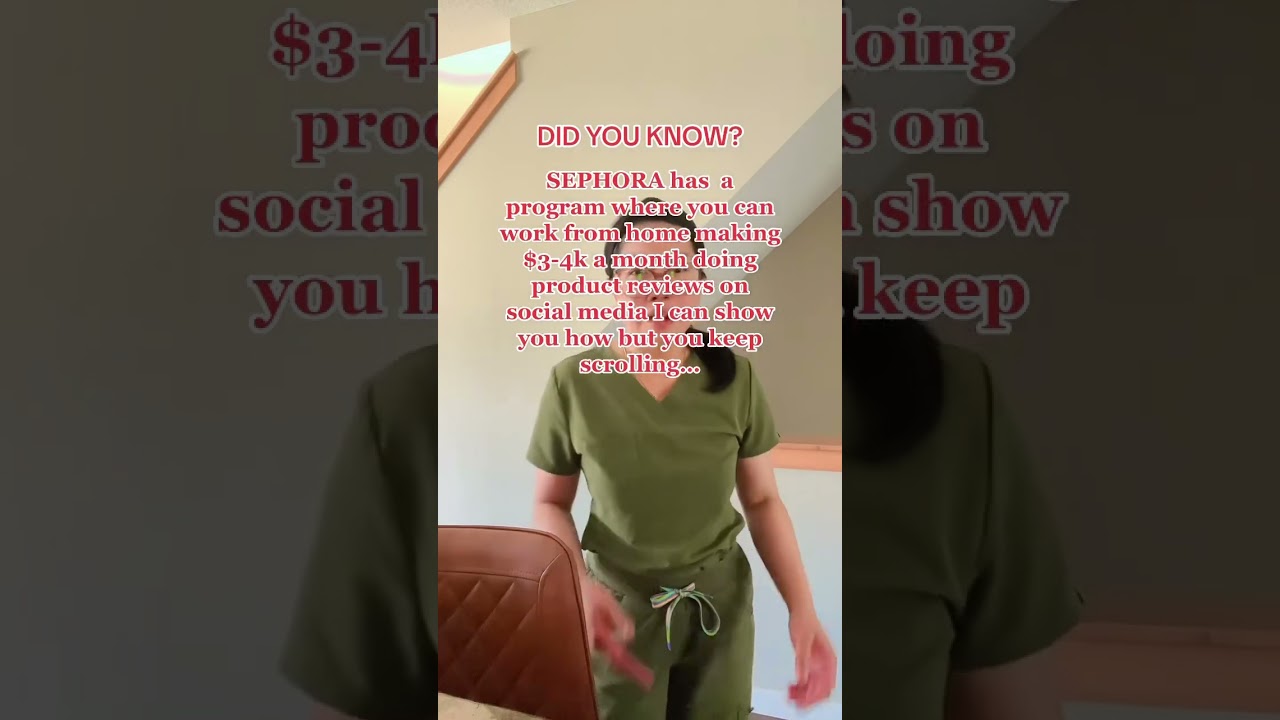 How to make money online from home with Sephora? 