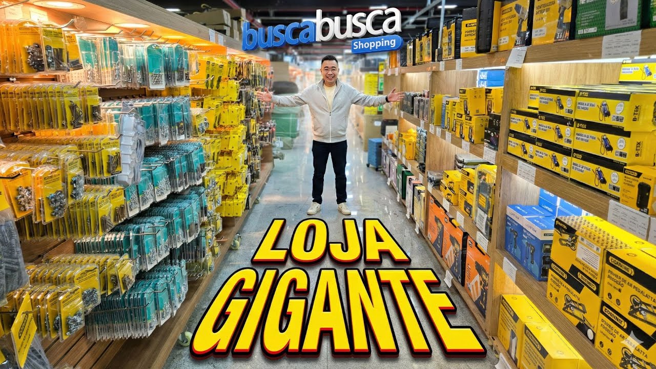 NOVA LOJA DE FERRAMENTAS NO BUSCA BUSCA, BRÁS SP  - LOJA GIGANTE, MUITA FERRAMENTA BARATA.