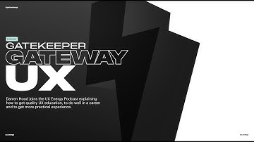 EP1: UX Designer Work Ethic (feat. Darren Hood)