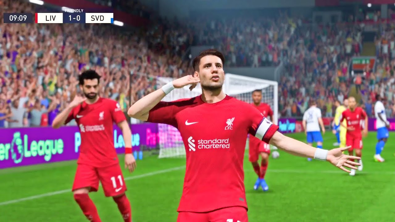 FIFA 23 Liverpool vs Darmstadt, Club Friendly 2023