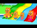  cats family in english  competitions on rainbow hill cartoon for kids