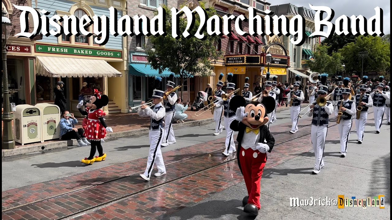 Disneyland Marching Band on Main Street USA YouTube
