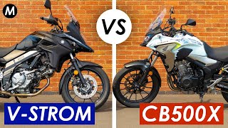Suzuki V-Strom 650 vs Honda CB500X: Best £5k Used Adventure Bike?