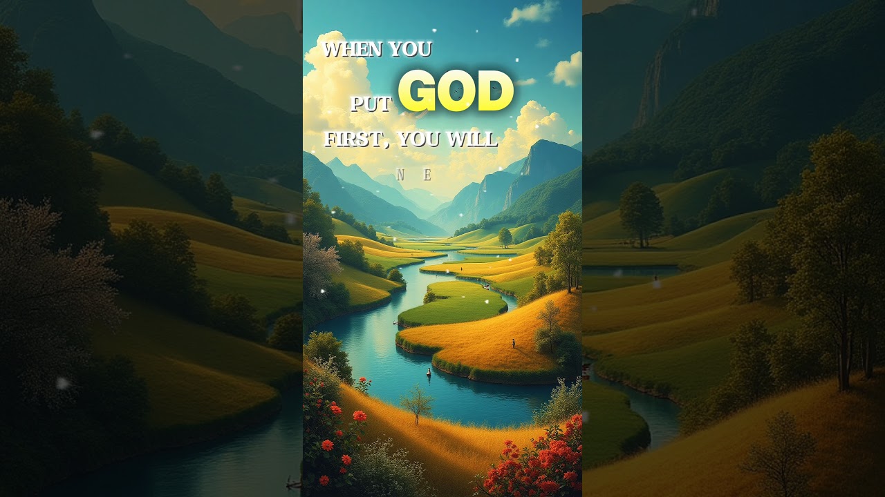 See ye first the Kingdom of GOD. 