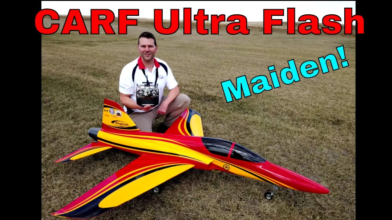 Carf Ultra Flash Maiden Flight Kingtech 160 Electron Retracts Igyro 3extra Jr Radioservos 