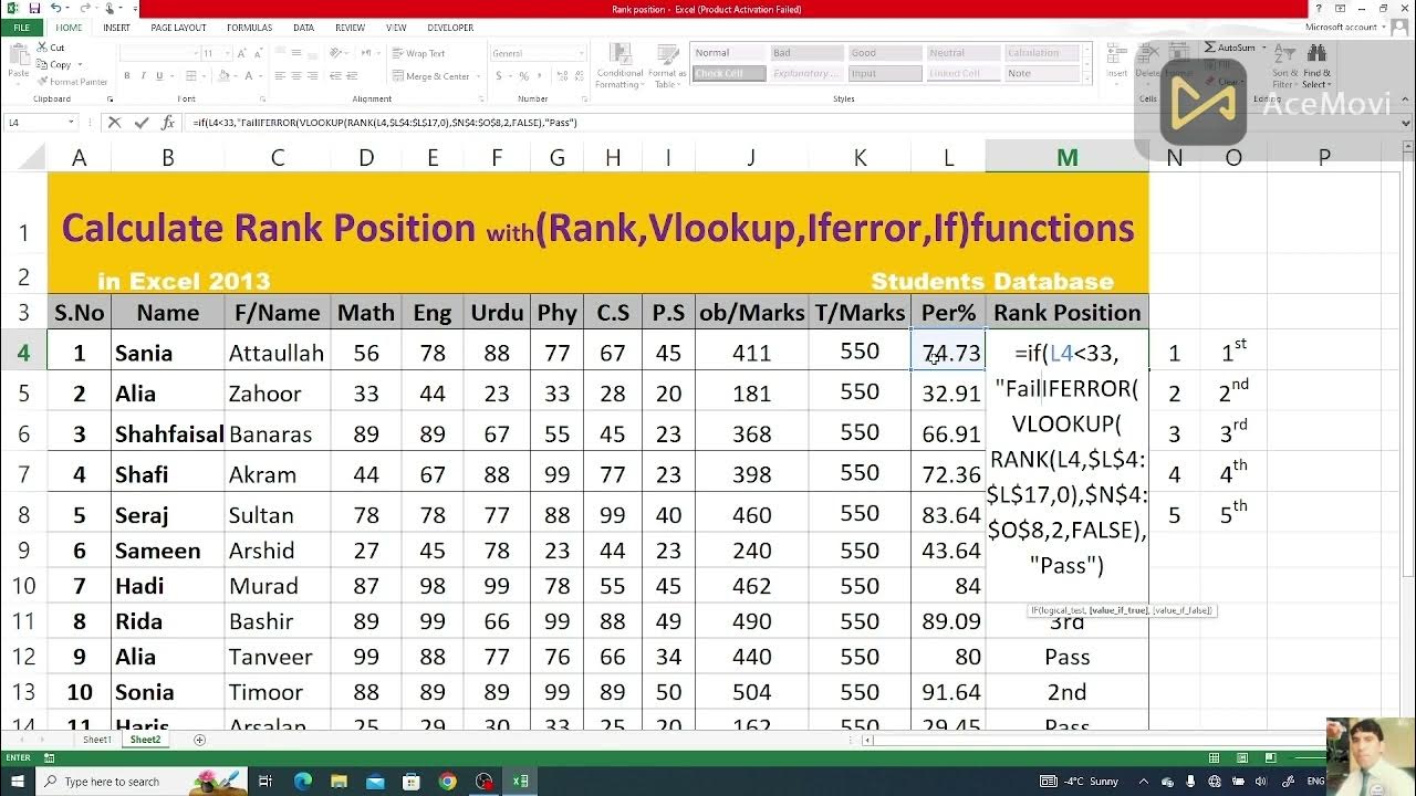 calculate-rank-position-with-rank-vlookup-iferror-and-if-functions-or