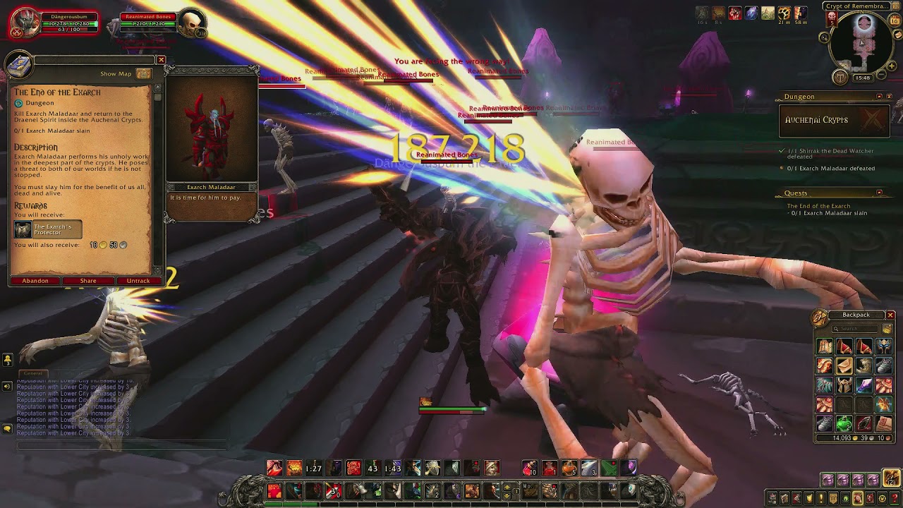 World of Warcraft: The End of the Exarch - Quest ID 29596 (Gameplay/Walkthrough)