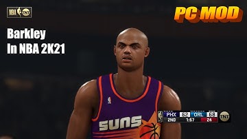 NBA 2K21 - Charles Barkley PC MOD - All-Time Suns vs All-Time Magic - Highlights - TMac scores 50