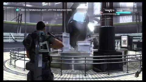 Binary Domain   Chap 3 Bad Ground Crab Intro, Hercules & Jarhead Robots, Minigun Massacre Xbox 360