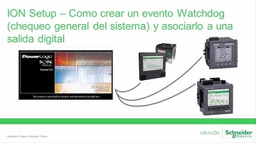 ION Setup - Como crear un evento Watchdog y asociarlo a una salida digital