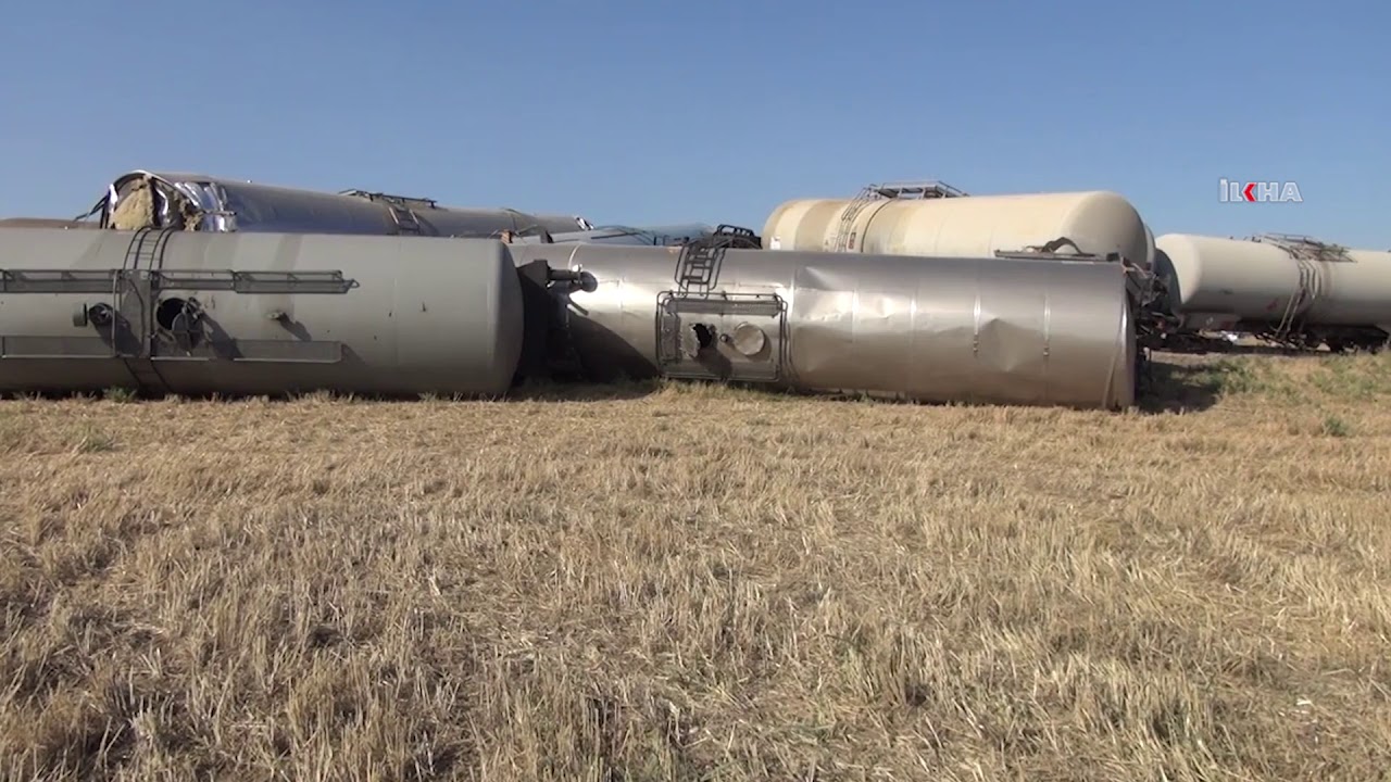 Diyarbakır’da yük treni raydan çıktı