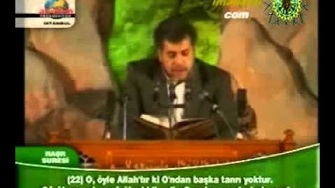 ‫سورة الحشر 18-24 بصوت جواد بناهي‬‎