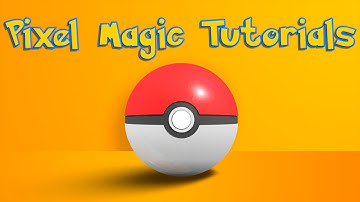 Pokemon Pokeball Part 1 - Photoshop Tutorial