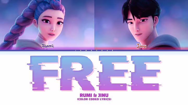 RUMI & JINU (KPop Demon Hunters) 'Free' (Color Coded Lyrics)