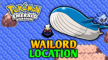 How To Catch Wailord In Pokemon Emerald - Wailord Location