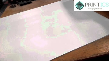 VIDEO PRINTICS U16580815 TÜNKERS 1100 SEMI AUTOMATIC SHEET PAPER LAMINATING MACHINE