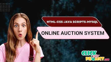 PHP Web Application Project - Online Auction System - ClickMyProject
